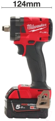 Аккумуляторный гайковерт Milwaukee M18FIW2F12-502X Fuel / 4933478444