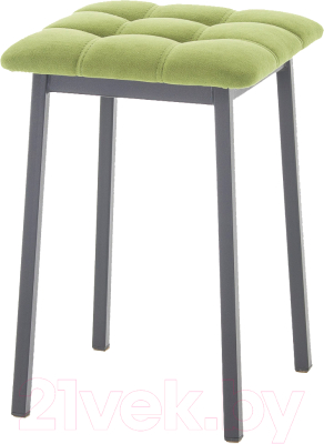Табурет AMC Comfort 7.1.11 (ткань фисташковый/черный) - фото