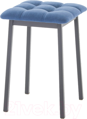 Табурет AMC Comfort 7.1.12 (ткань синий/черный) - фото