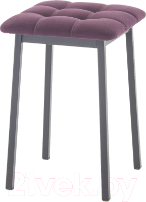 Табурет AMC Comfort 7.1.14 (ткань баклажан/черный) - фото