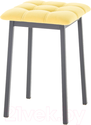 Табурет AMC Comfort 7.1.15 (ткань желтый/черный) - фото
