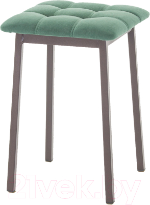 Табурет AMC Comfort 7.2.9 (ткань зеленый/коричневый) - фото