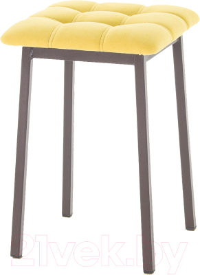 Табурет AMC Comfort 7.2.15 (ткань желтый/коричневый) - фото