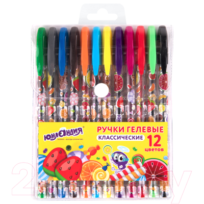 Набор гелевых ручек Юнландия 142800 - фото