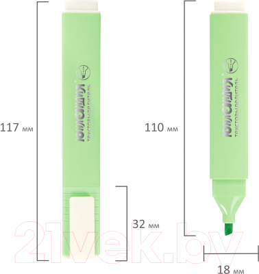 Текстовыделитель Юнландия Pastel / 151718