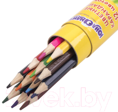 Набор цветных карандашей Юнландия Мир животных / 181374
