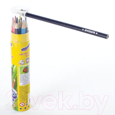 Набор цветных карандашей Юнландия Мир животных / 181374