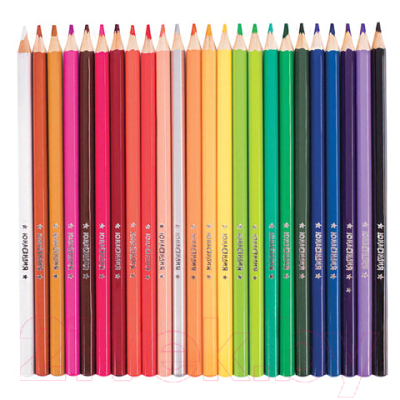 Набор цветных карандашей Юнландия Мир животных / 181385