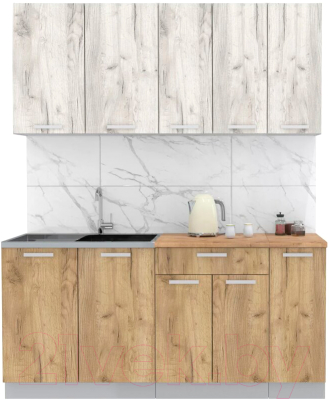 Готовая кухня Интерлиния Мила Лайт 1.7 - фото