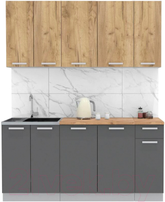 Готовая кухня Интерлиния Мила Лайт 1.7-60 - фото