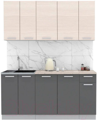 Готовая кухня Интерлиния Мила Лайт 1.7-60 - фото