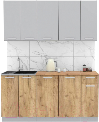 Готовая кухня Интерлиния Мила Лайт 1.7-60 - фото