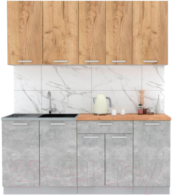 Готовая кухня Интерлиния Мила Лайт 1.8 - фото