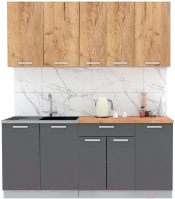 Готовая кухня Интерлиния Мила Лайт 1.8 - фото