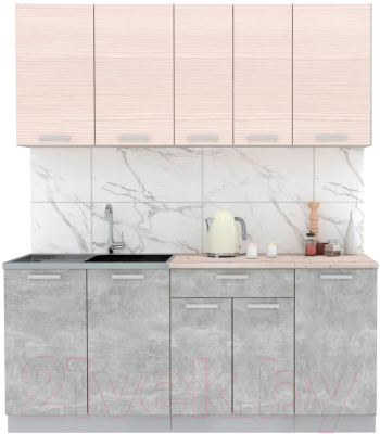 Готовая кухня Интерлиния Мила Лайт 1.8 - фото