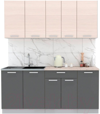 Готовая кухня Интерлиния Мила Лайт 1.8 - фото