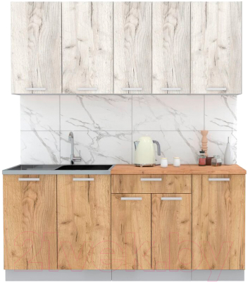 Готовая кухня Интерлиния Мила Лайт 1.8 - фото