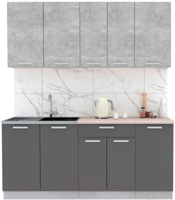 Готовая кухня Интерлиния Мила Лайт 1.8 - фото