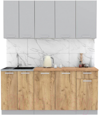 Готовая кухня Интерлиния Мила Лайт 1.8-60 - фото