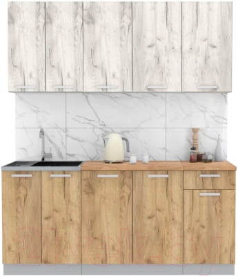 Готовая кухня Интерлиния Мила Лайт 1.8-60 - фото