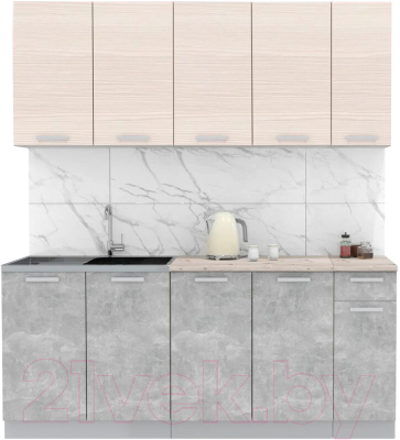 Готовая кухня Интерлиния Мила Лайт 1.9 - фото