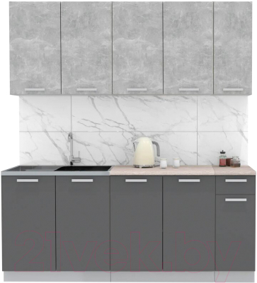 Готовая кухня Интерлиния Мила Лайт 1.9 - фото