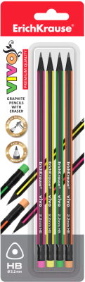 Простой карандаш Erich Krause Vivo / 45624 - фото