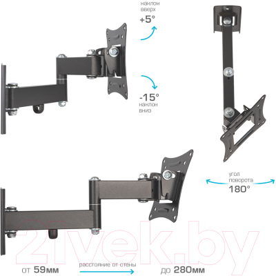 Кронштейн для телевизора Tuarex ALTA-104