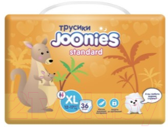 Подгузники-трусики детские Joonies Standard XL / 12-17кг - фото