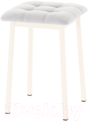 Табурет AMC Comfort 7.3.6 (ткань серый/слоновая кость) - фото