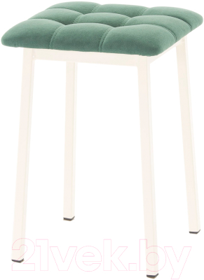 Табурет AMC Comfort 7.3.9 (ткань зеленый/слоновая кость) - фото