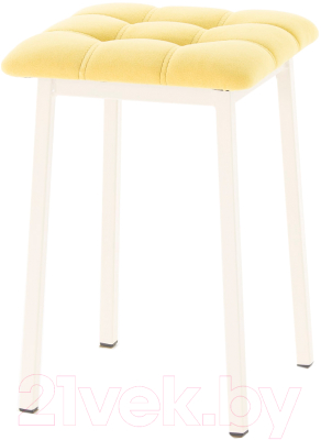 Табурет AMC Comfort 7.3.15 (ткань желтый/слоновая кость) - фото
