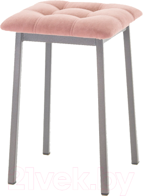 Табурет AMC Comfort 7.4.7 (ткань розовый/графит) - фото