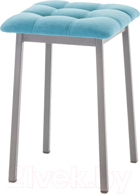 Табурет AMC Comfort 7.4.13 (ткань бирюзовый/графит) - фото