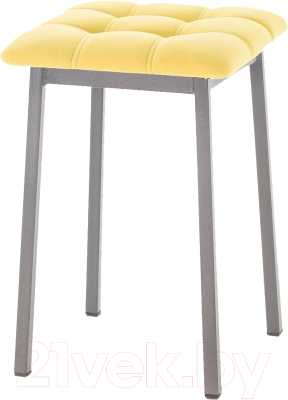 Табурет AMC Comfort 7.4.15 (ткань желтый/графит) - фото