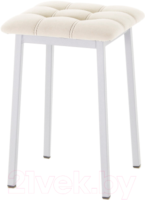 Табурет AMC Comfort 7.5.3 (ткань бежевый/серебристый) - фото