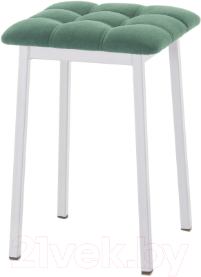 Табурет AMC Comfort 7.5.9 (ткань зеленый/серебристый) - фото
