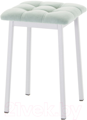 Табурет AMC Comfort 7.5.10 (ткань мятный/серебристый) - фото