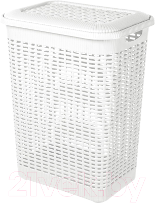 Корзина для белья Econova 431293316 (белый) - фото