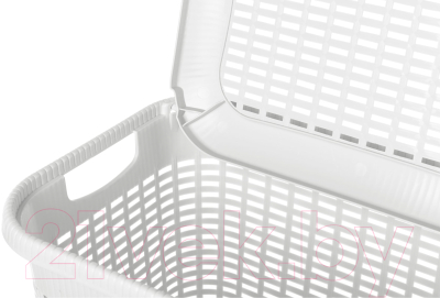 Корзина для белья Econova 431293316 (белый)