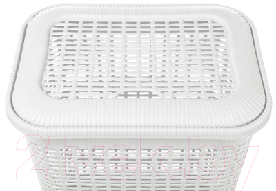 Корзина для белья Econova 431293316 (белый)