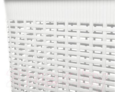 Корзина для белья Econova 431293316 (белый)