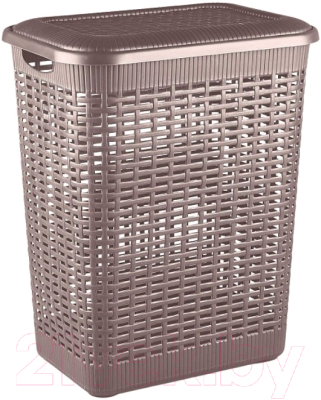 Корзина для белья Econova 431293314 (коричневый) - фото