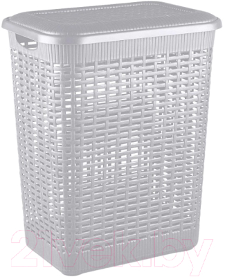 Корзина для белья Econova 431293330 (светло-серый) - фото