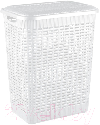 Корзина для белья Econova 431293416 (белый) - фото