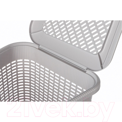 Корзина для белья Econova 433217530 (светло-серый)