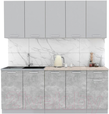 Готовая кухня Интерлиния Мила Лайт 2.0 - фото