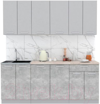 Готовая кухня Интерлиния Мила Лайт 2.0-60 - фото