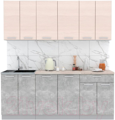 Готовая кухня Интерлиния Мила Лайт 2.0-60 - фото