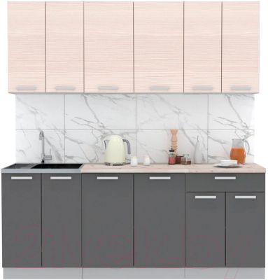 Готовая кухня Интерлиния Мила Лайт 2.0-60 - фото